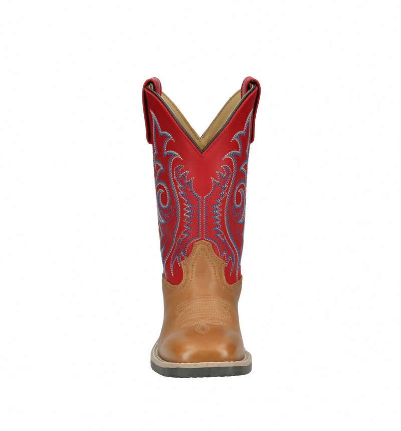 Smoky Mounatin Youth Barrett Square Toe Leather Boots