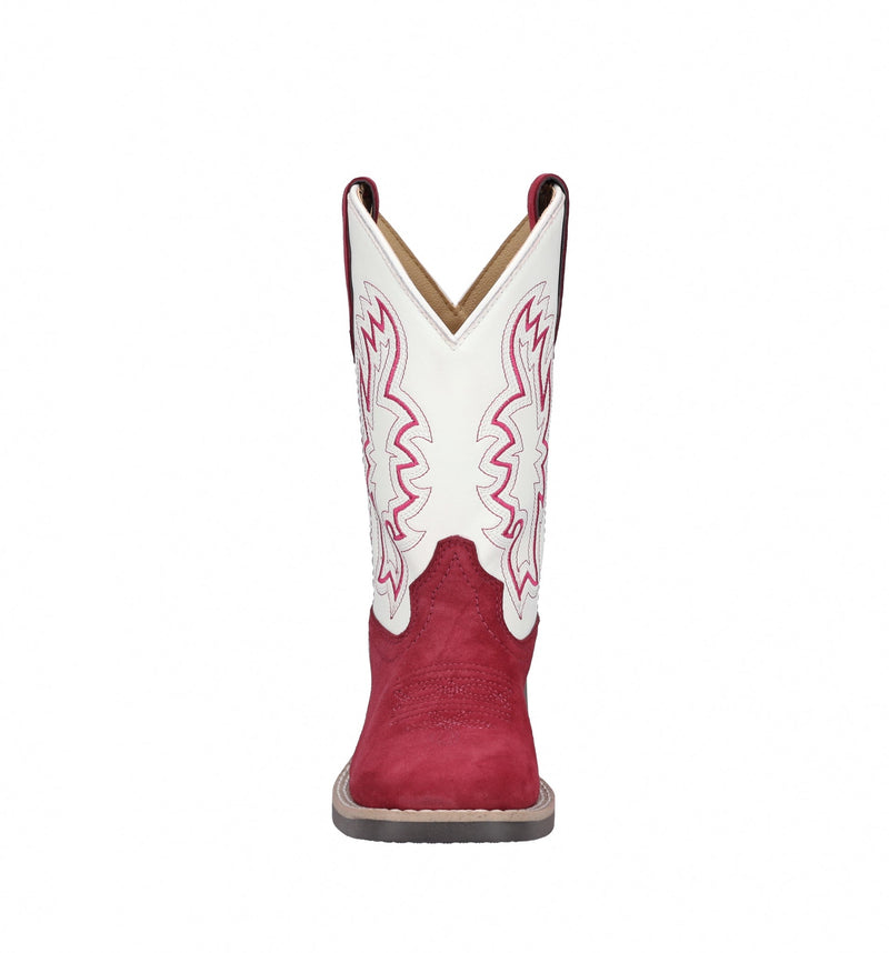 Smoky Mountain Youth Cassidy Square Toe Leather Boots