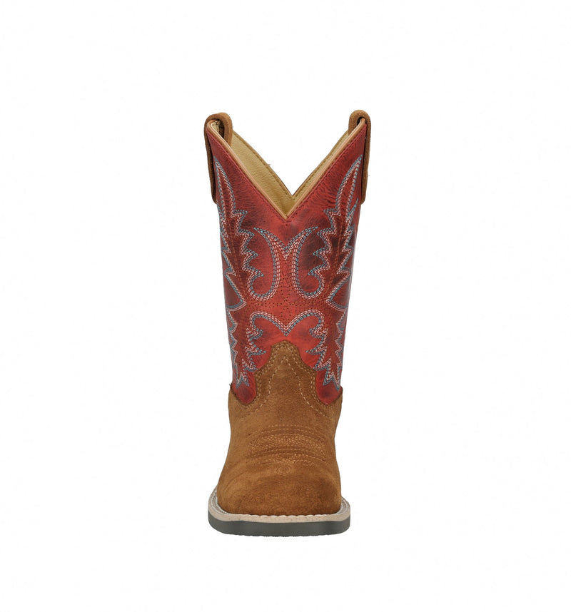 Smoky Mountain Youth Briscoe Square Toe Leather Boots