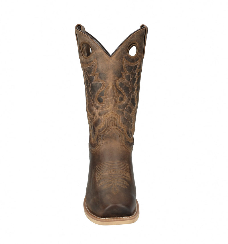Smoky Mountain Mens Santa Fe Cutter Toe Leather Boots