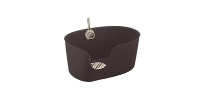 Richell PAW TRAX High Wall Cat Litter Box