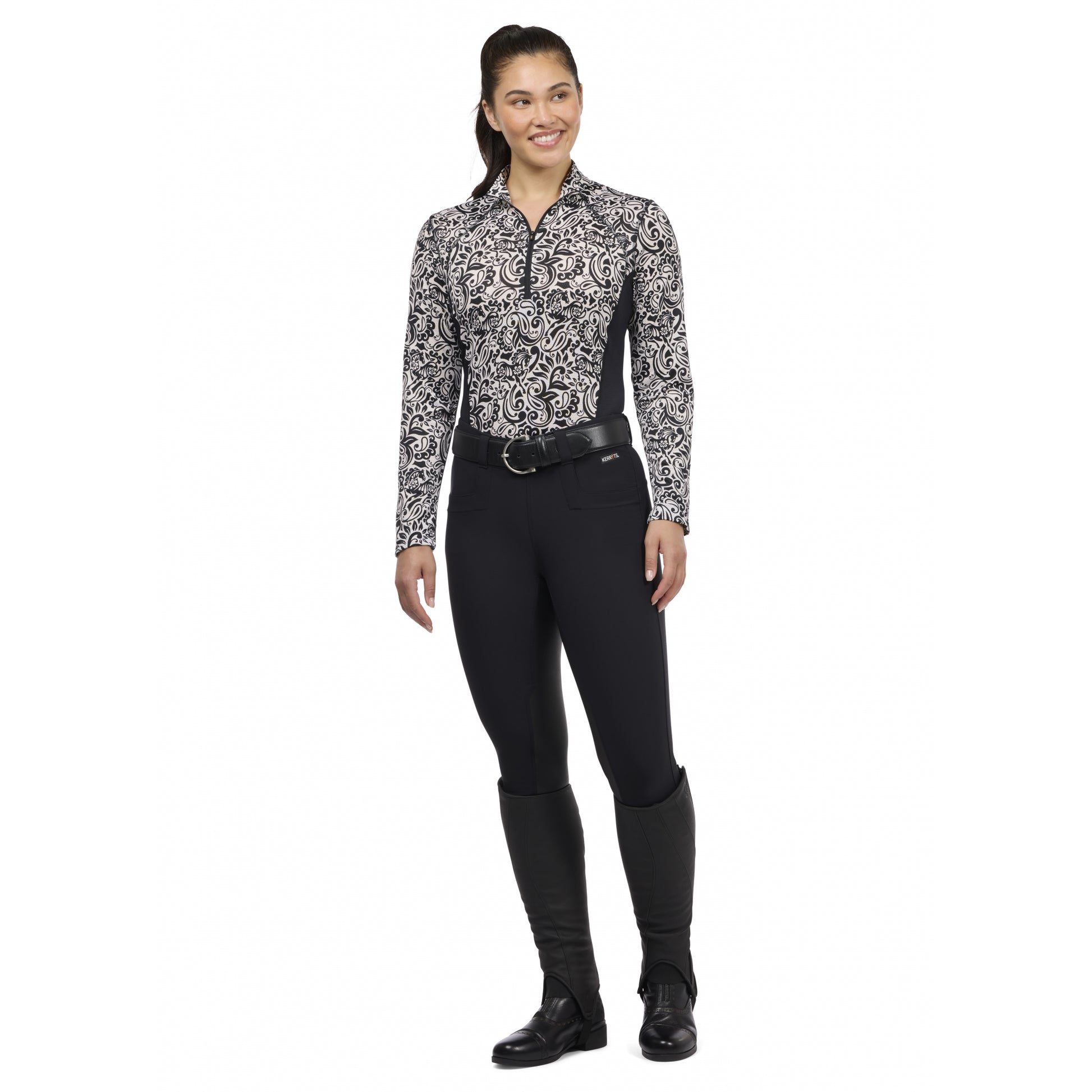 Kerrits Equibreeze Ice Fil Long Sleeve Shirt - Print