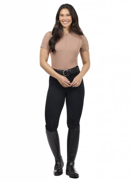 Kerrits Precision Short Sleeve Quarter Zip Tech Top