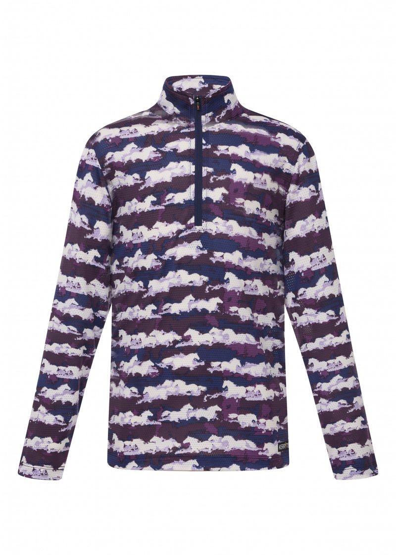 Kerrits Kids Equibreeze Ice Fil Long Sleeve Shirt - Print