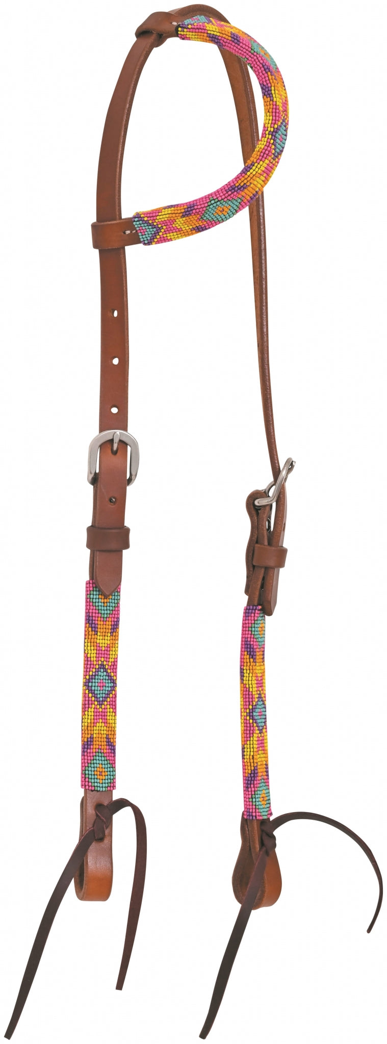 Circle Y Infinity Bubblegum 5/8" One Ear Headstall