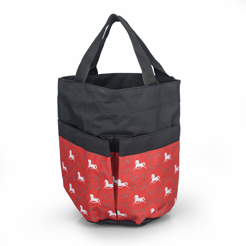 State Line Tack Nylon Stable Tote with Mesh Bottom