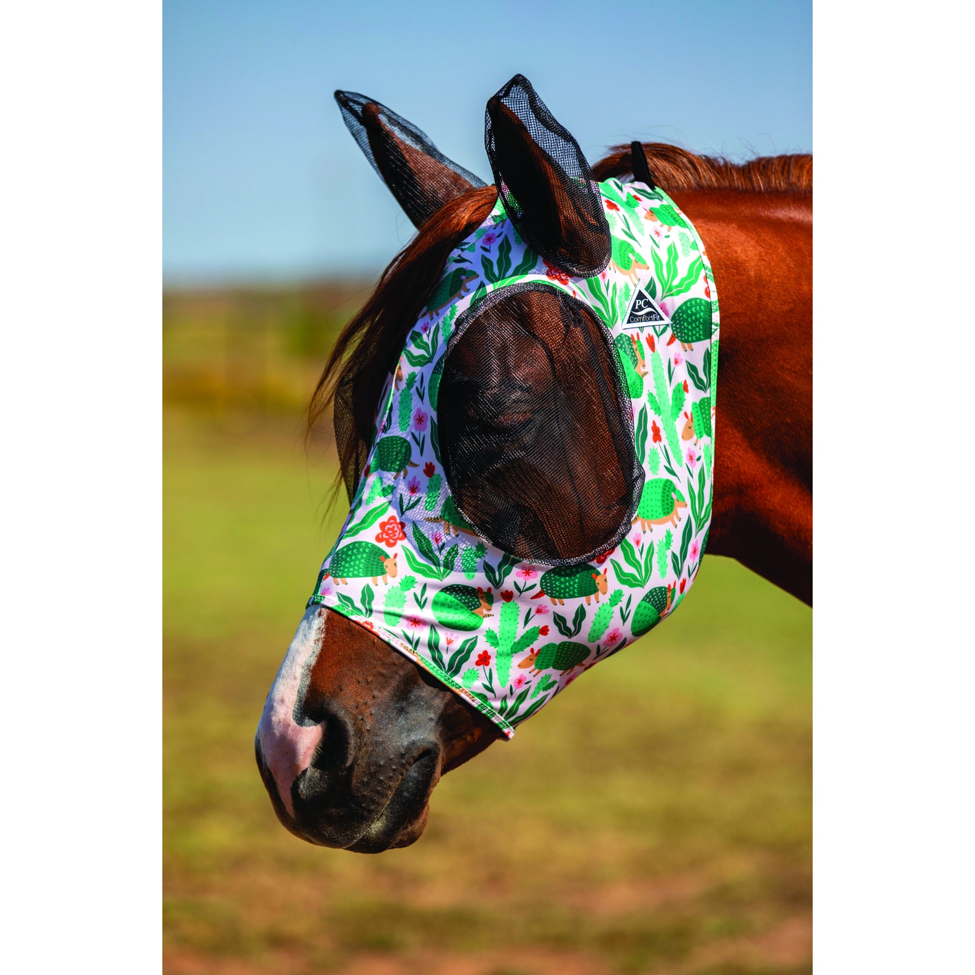 Professionals Choice Comfort Fit Lycra Fly Mask Po