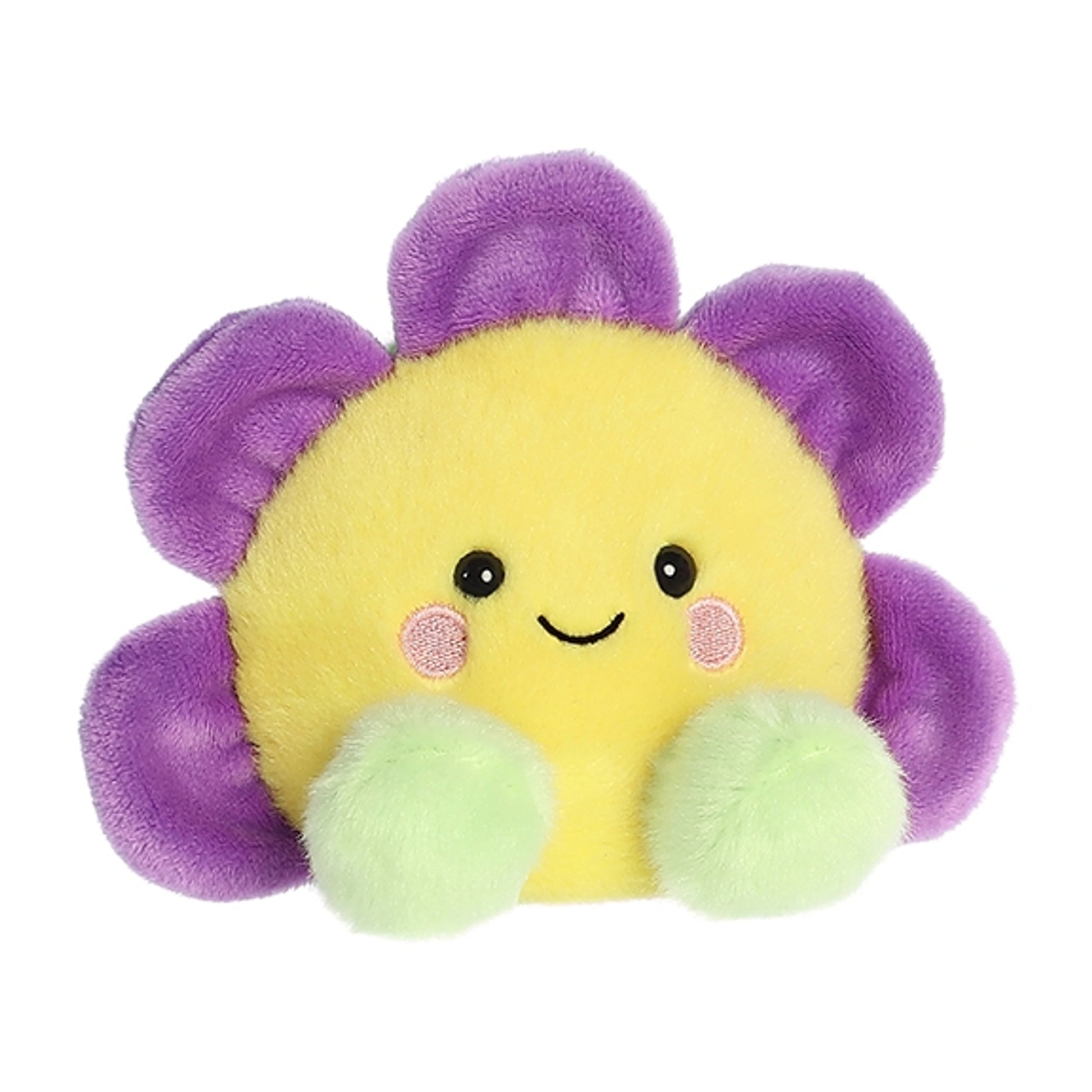 Palm Pals Plush Pal Purple Daisy Flower Stuffed Animal