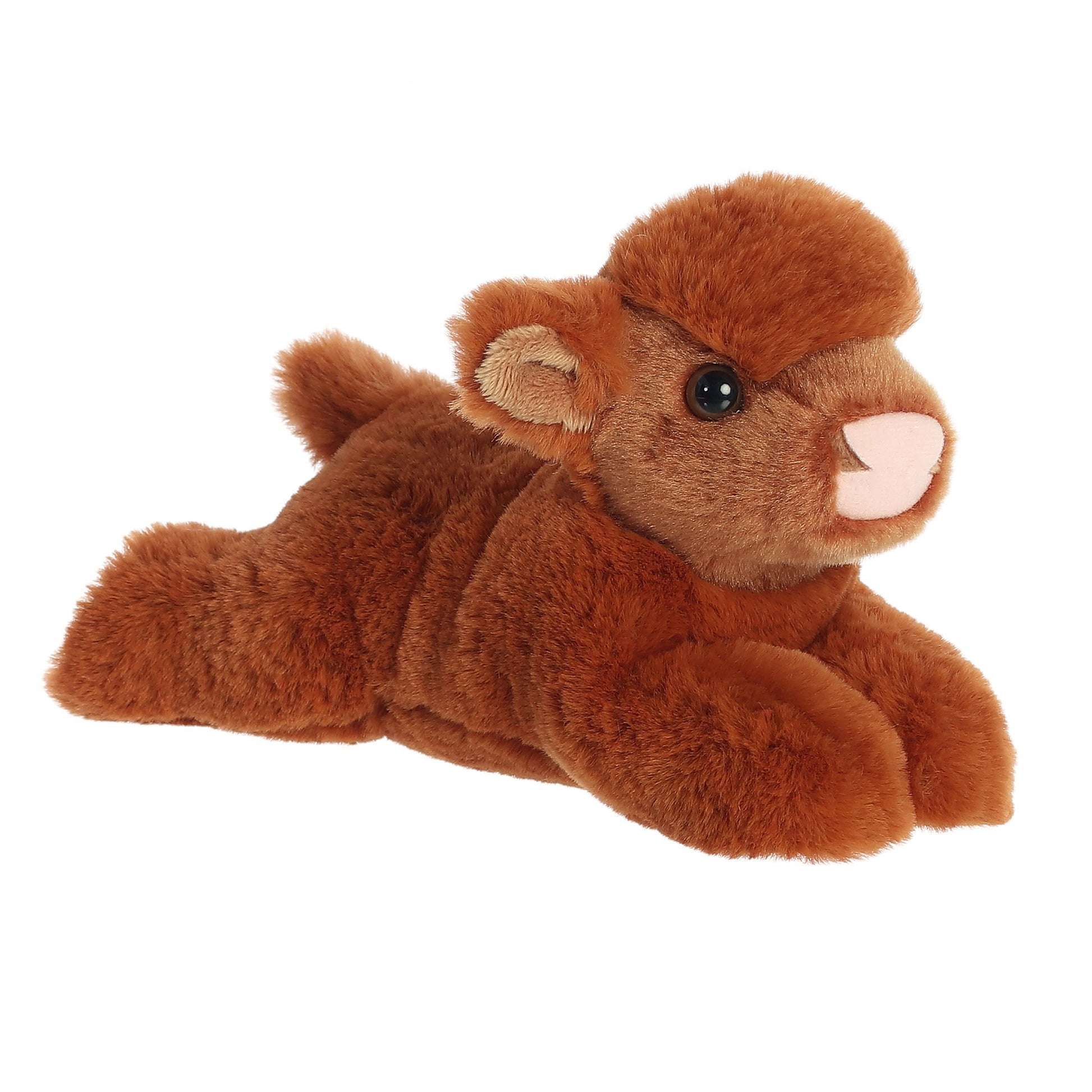 Plush Little Highland Cow Calf Mini Flopsie Stuffed Animal