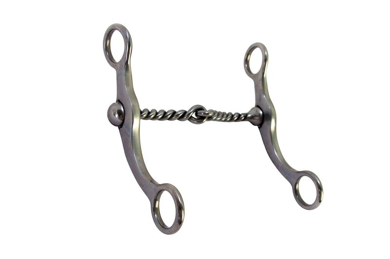 Essential Short Shank Twisted Snaffle Mouth Bit