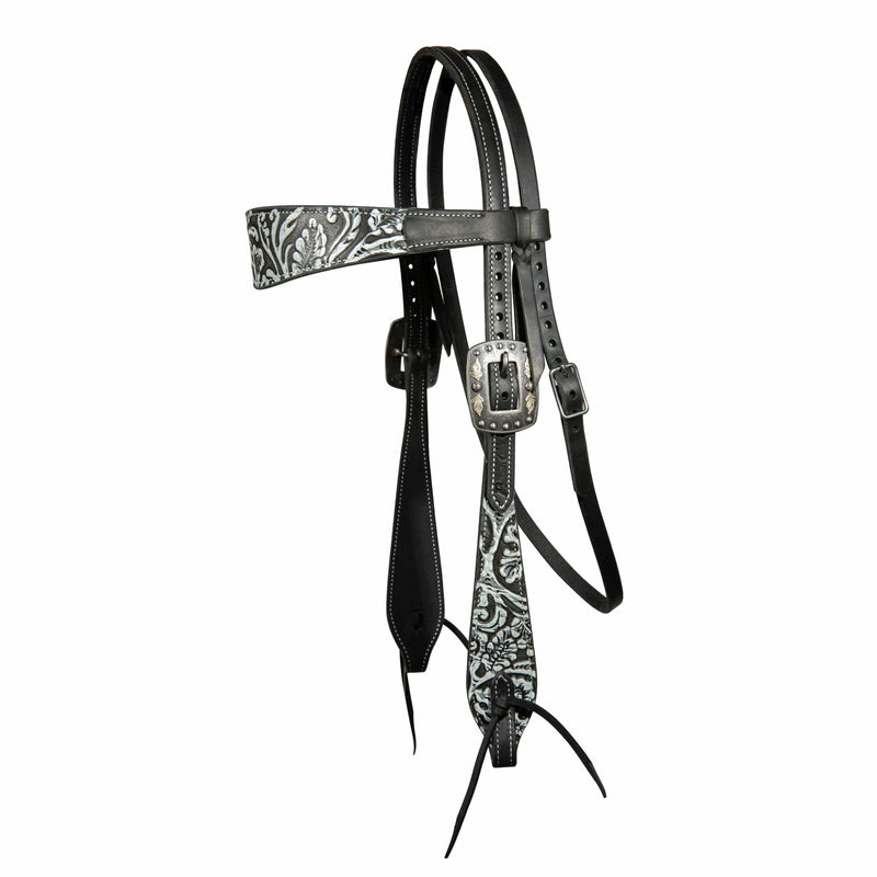 Professionals Choice Browband Swell Cheek Paisley Headstall