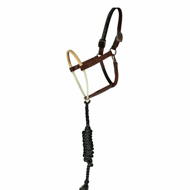 Professionals Choice Double Rope Nose Leather Halter