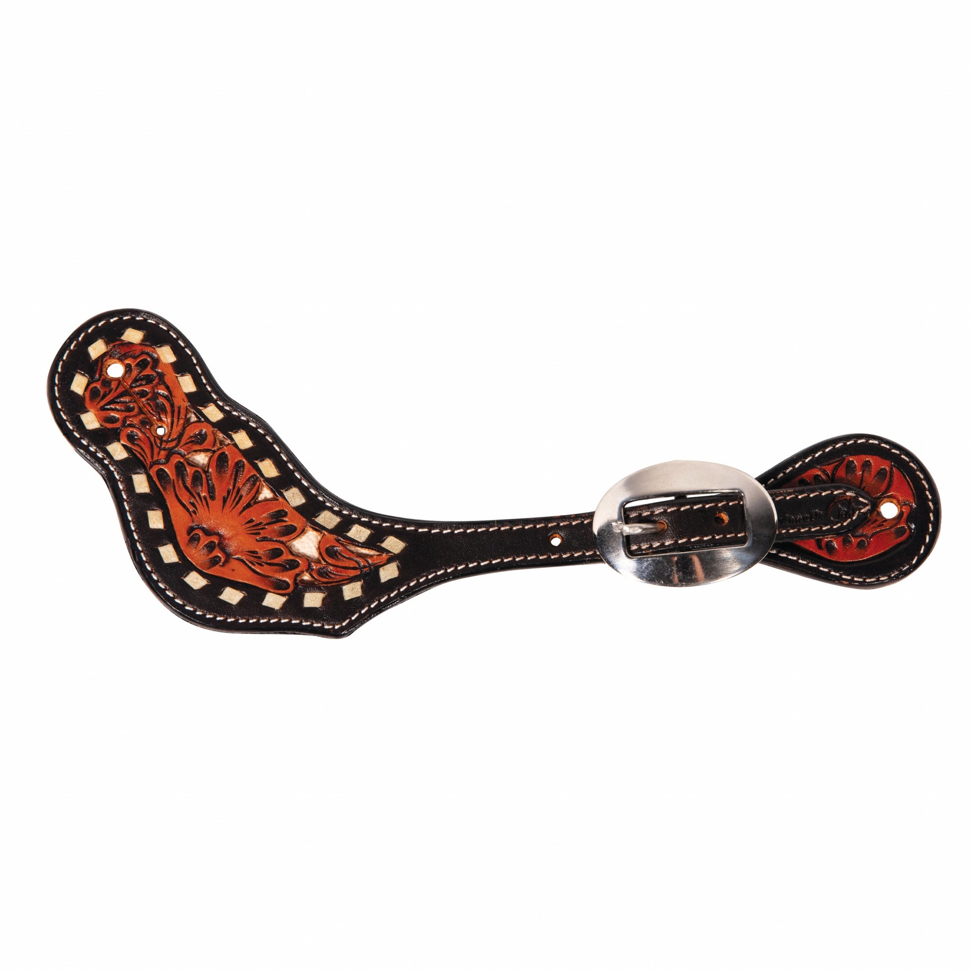 Professionals Choice Buckstitched Filigree Spur Strap