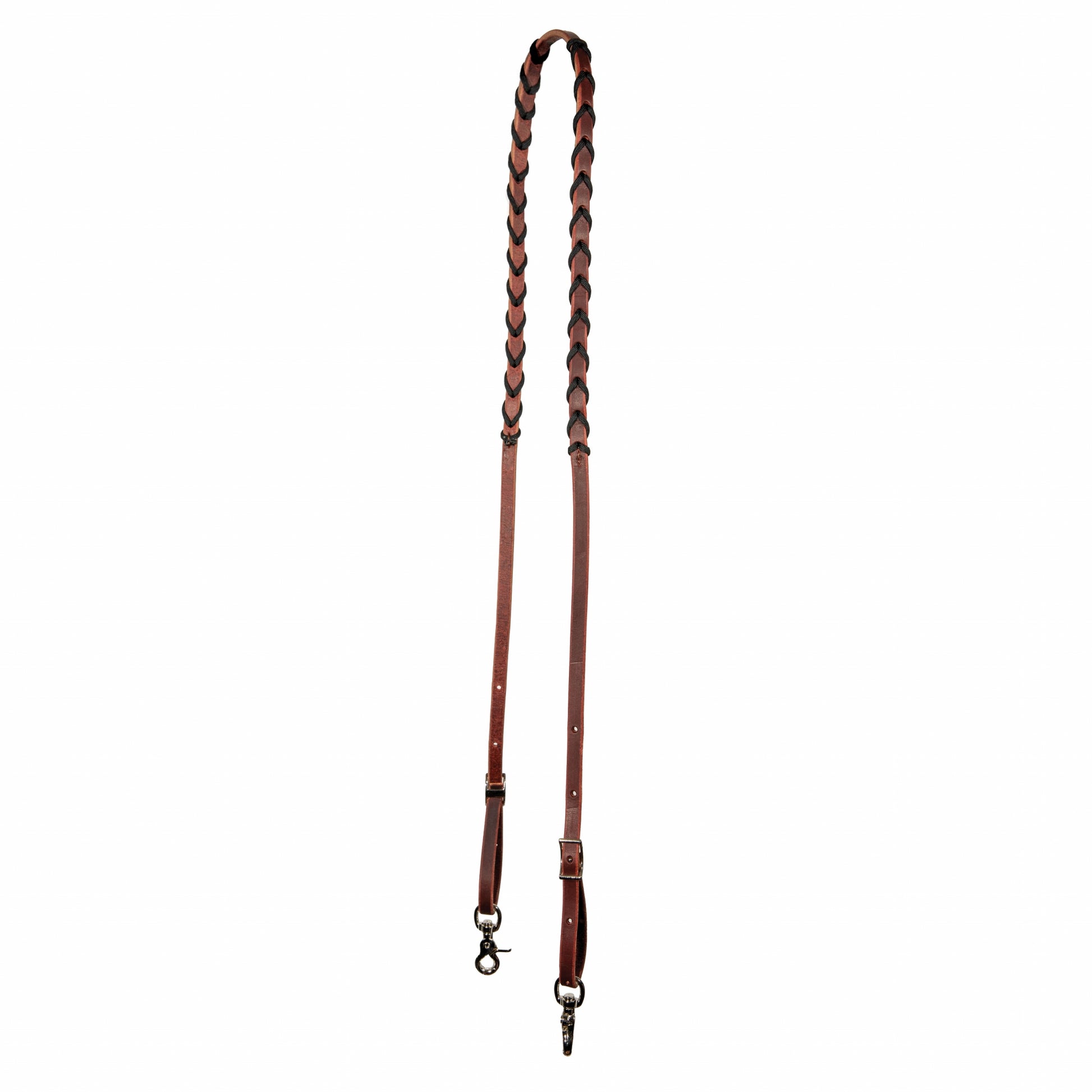 Professionals Choice 1/2" Burgundy Rein with 2 Snaps