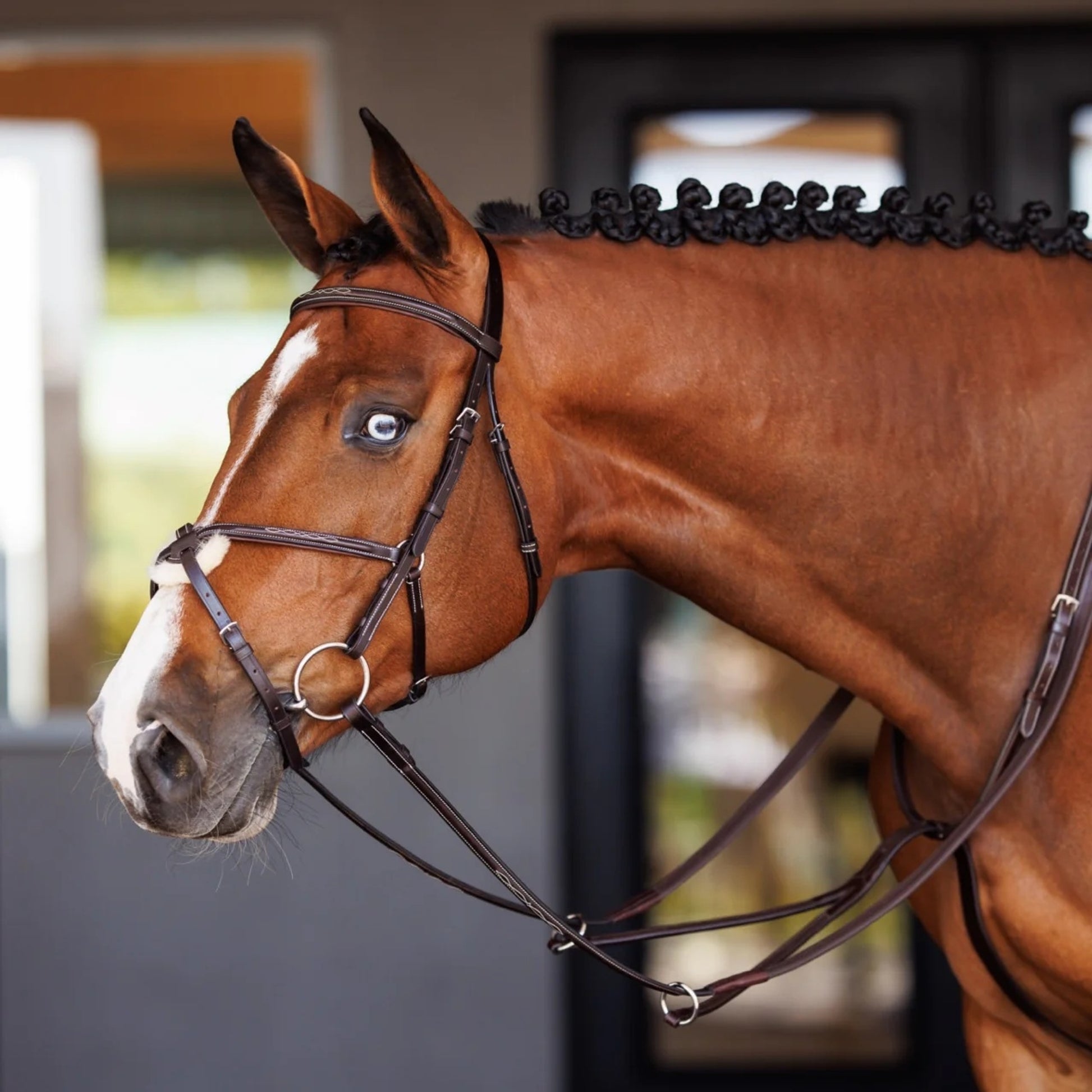 Shires Velociti Fancy Raised Rubber Reins