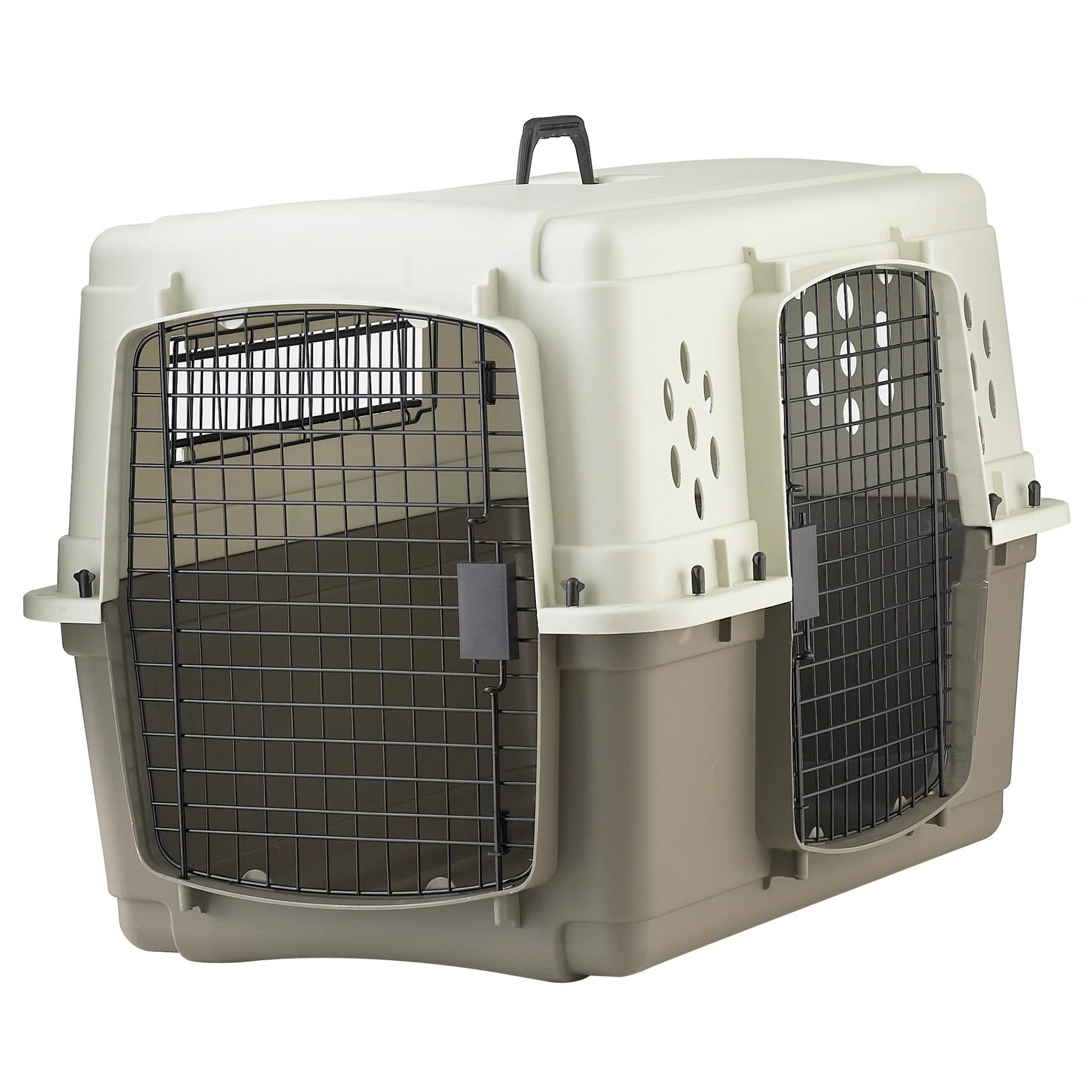 Pet Lodge Double Door Plastic Dog Crate