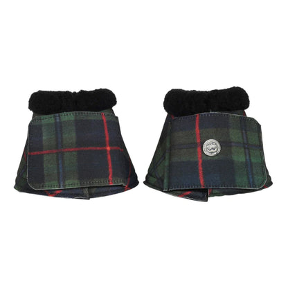 Dapplebay Holiday Plaid Bell Boots