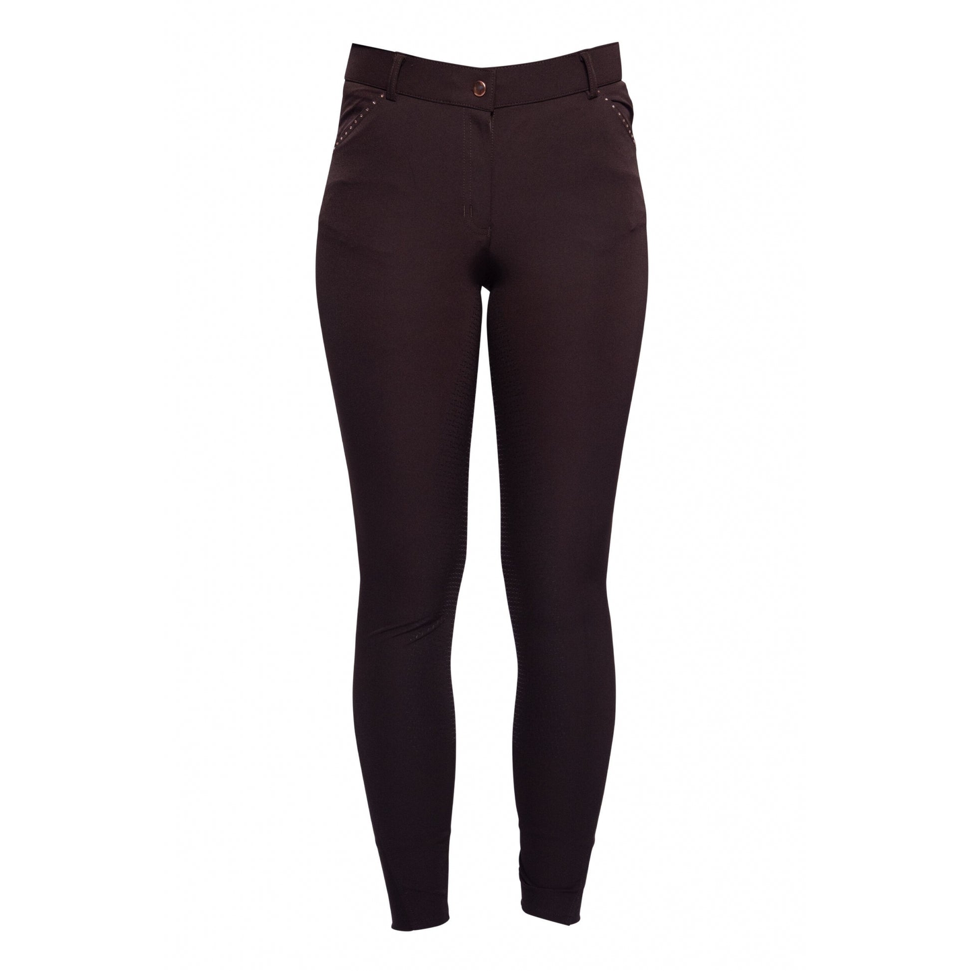 HKM Ladies Rosegold Glamour Full Seat Riding Breeches