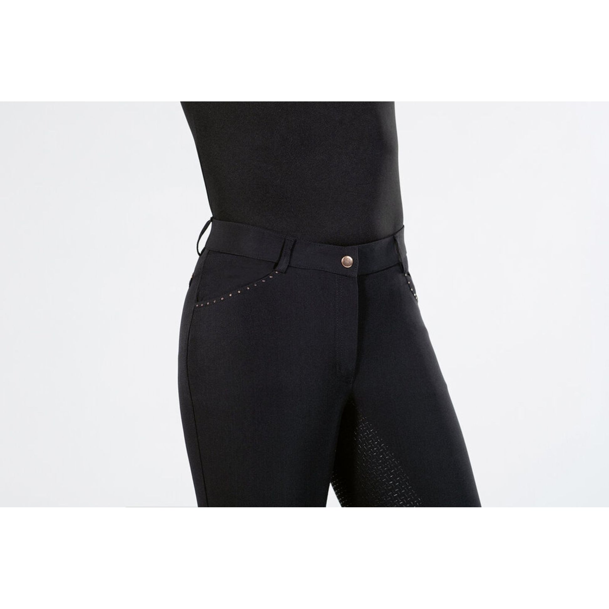 HKM Ladies Rosegold Glamour Full Seat Riding Breeches