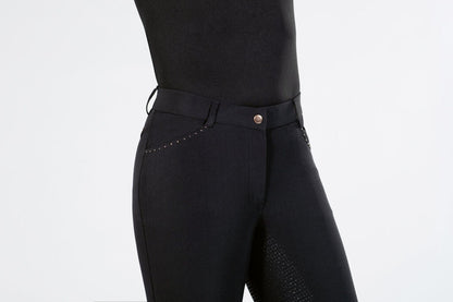 HKM Ladies Rosegold Glamour Full Seat Riding Breeches