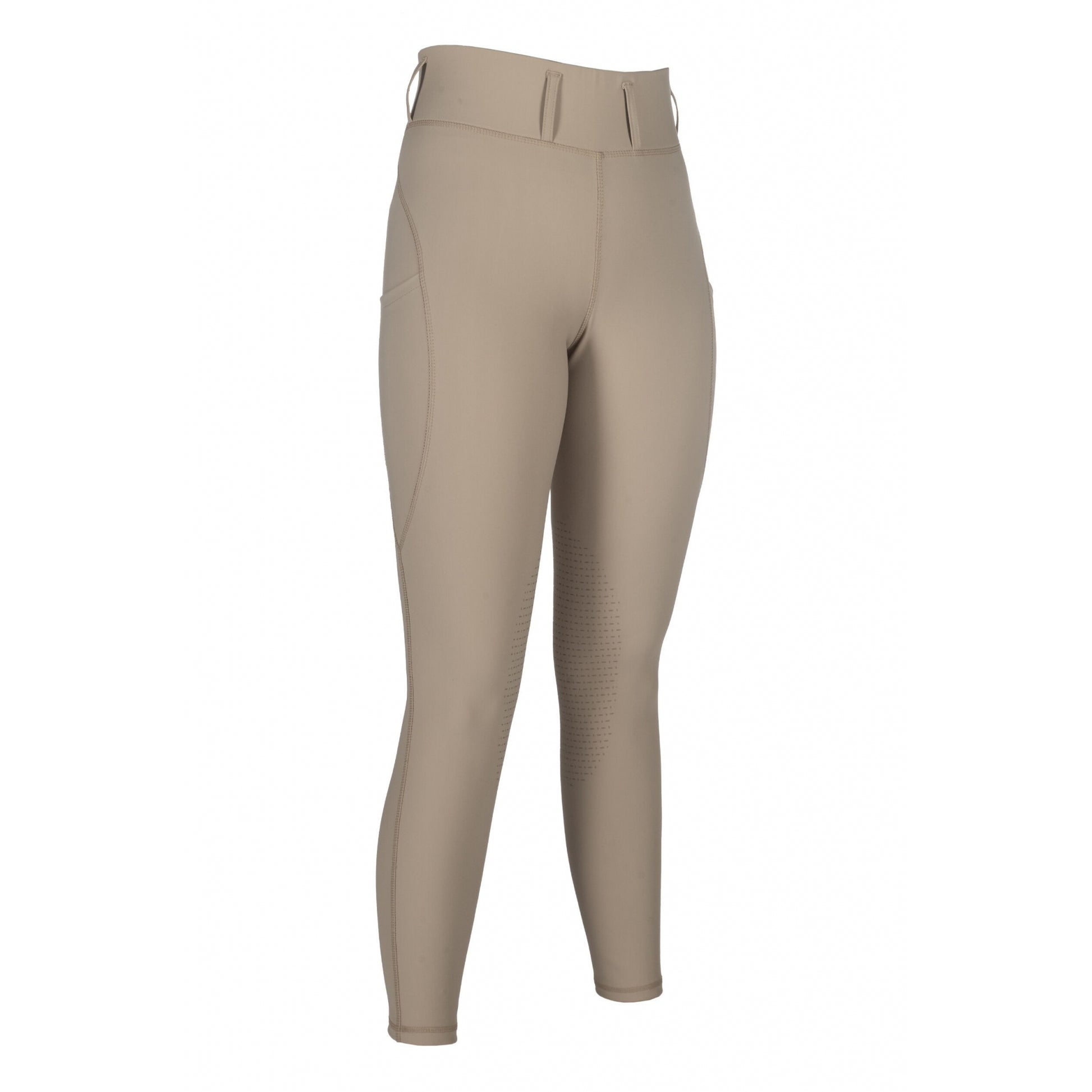 HKM Ladies Jil High Waist Sil. Knee Patch Riding Leggings
