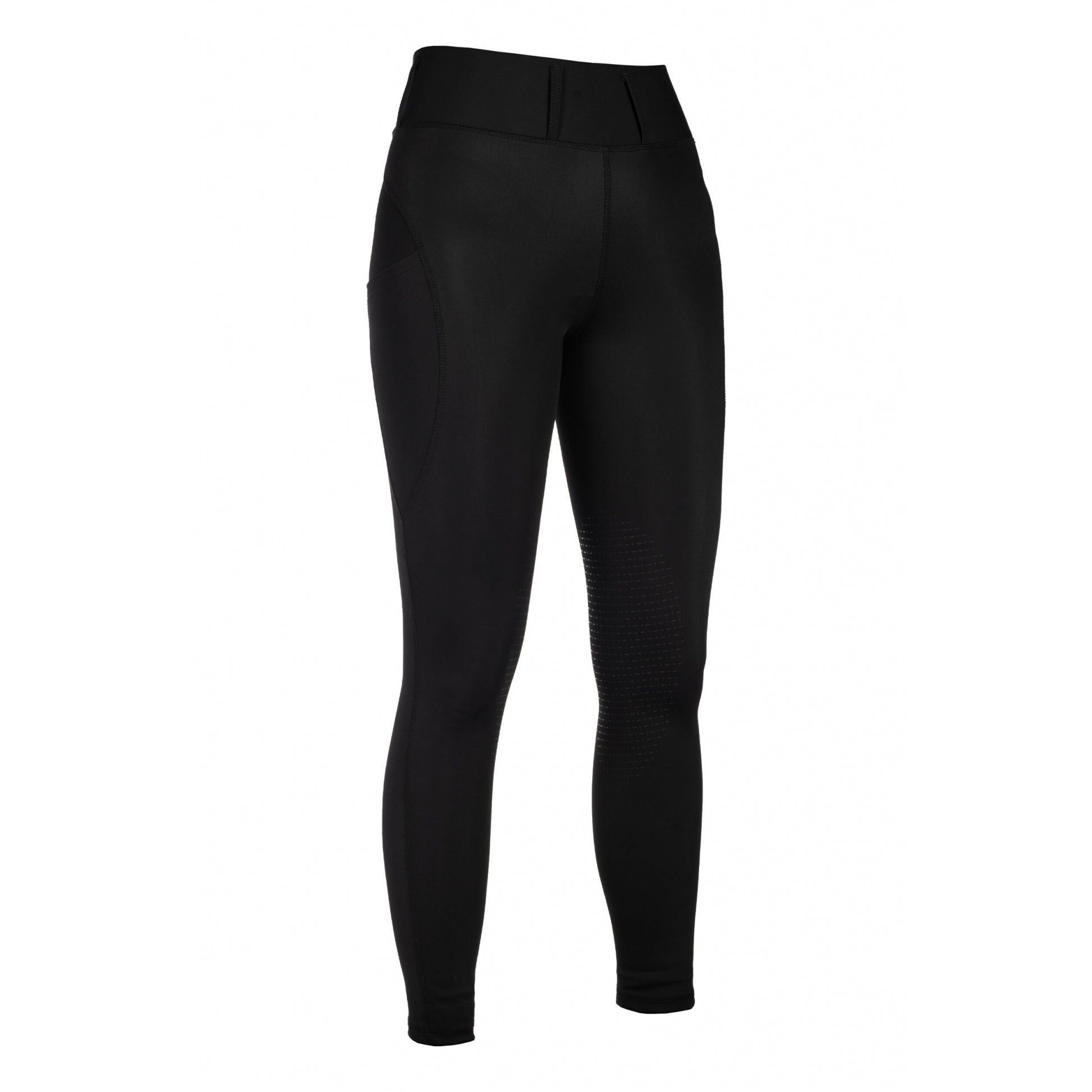 HKM Ladies Jil High Waist Sil. Knee Patch Riding Leggings
