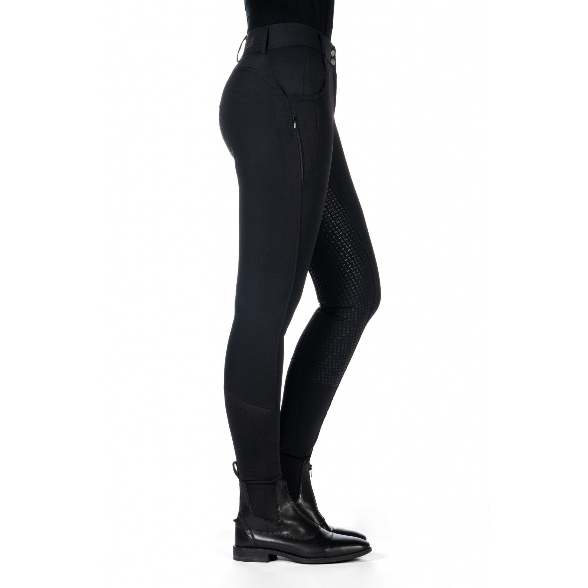HKM Ladies Ari Mid Rise Full Seat Riding Breeches