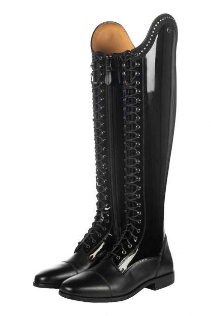 HKM Ladies Amalfi Lack Riding Boots Long/Narrow Width
