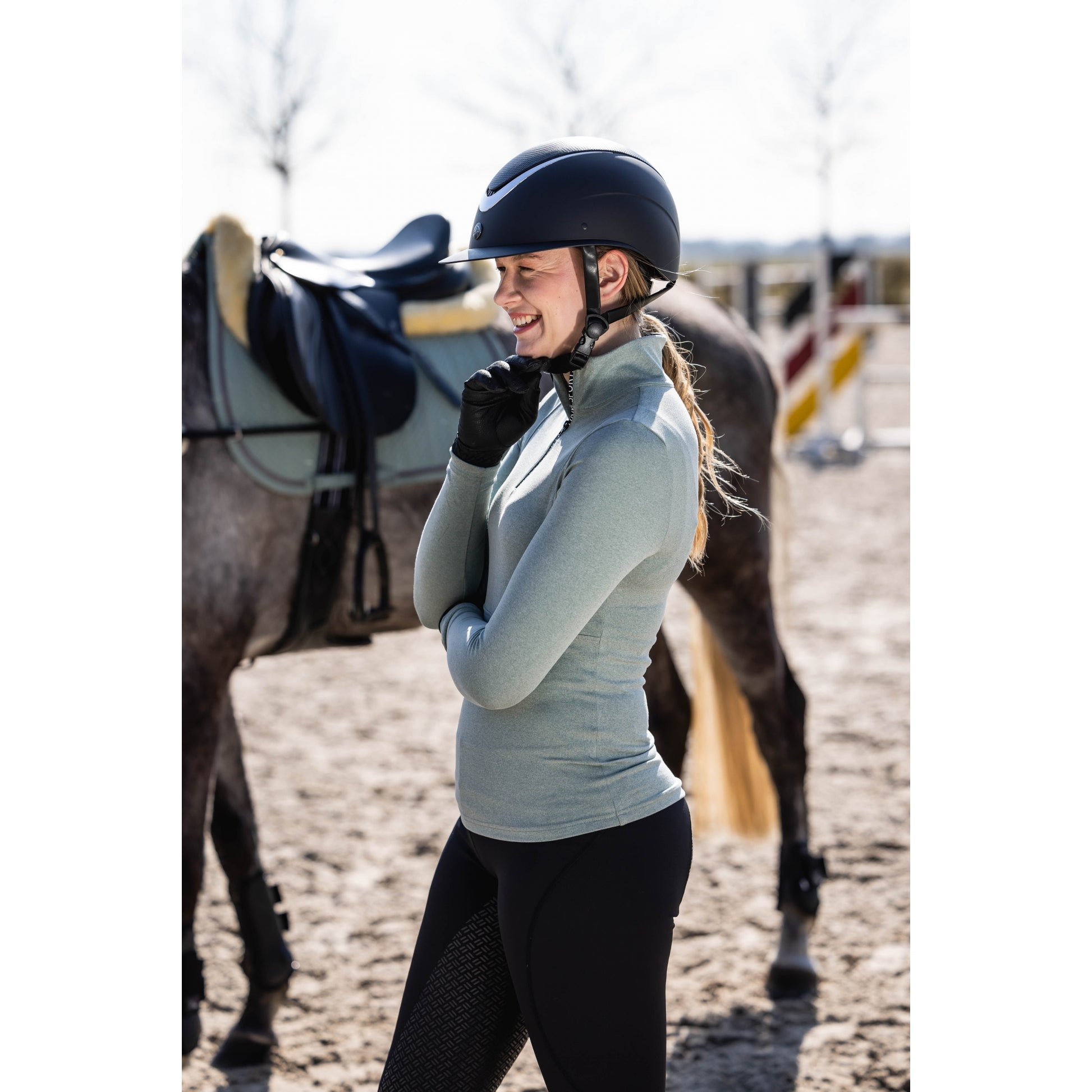 HKM Ladies Melange Supersoft II Functional Shirt