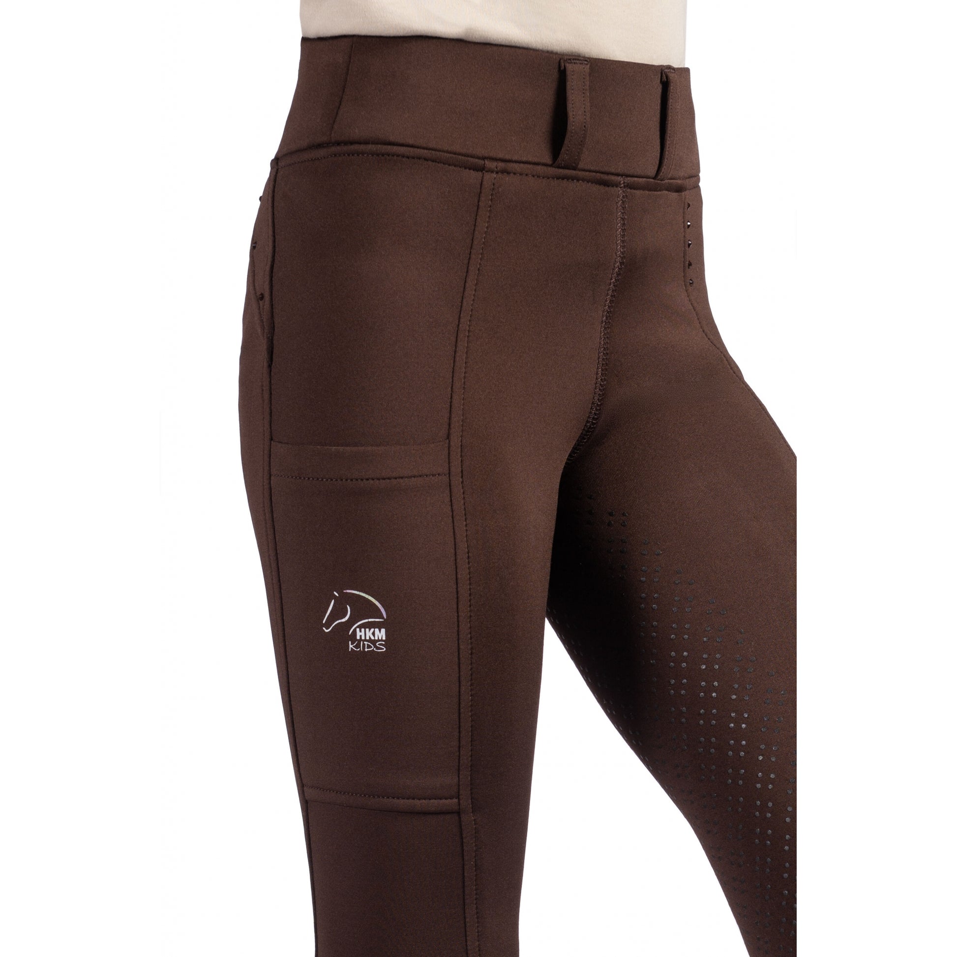 HKM Kids Lana II- Style Silicone Full Seat Riding Leggings