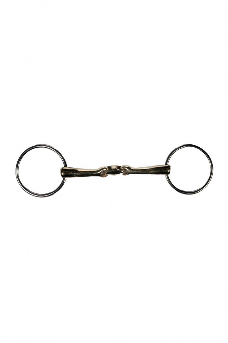 HKM 14mm Pro Balance- Loose Ring Snaffle + Lozenge