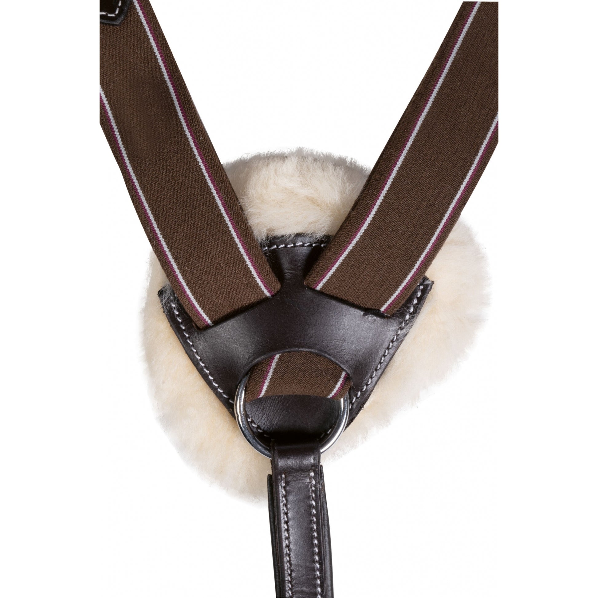 HKM Breastplate/Martingale With Lambswool