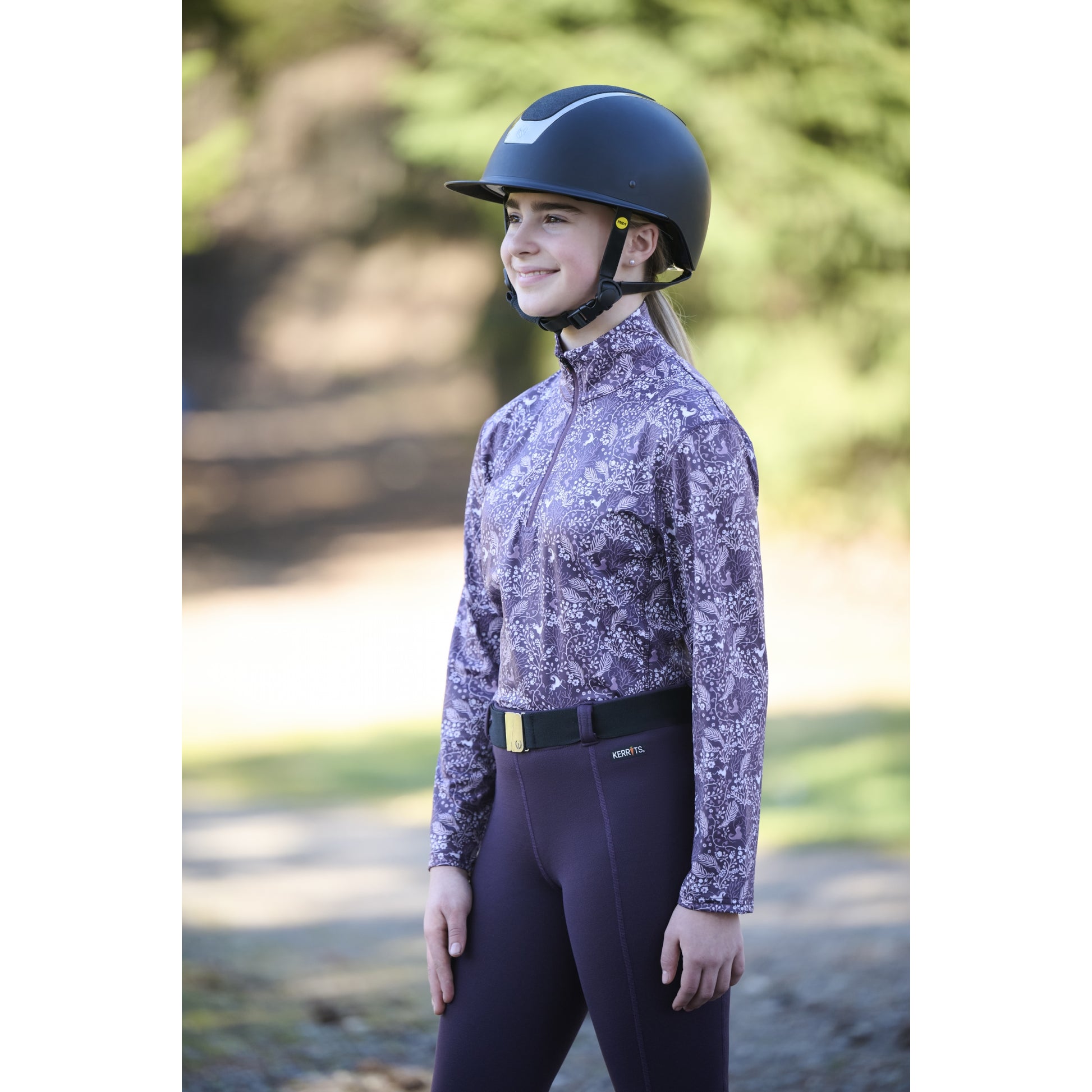 Kerrits Kids Traverse Quarter Zip Fleece Tech Top