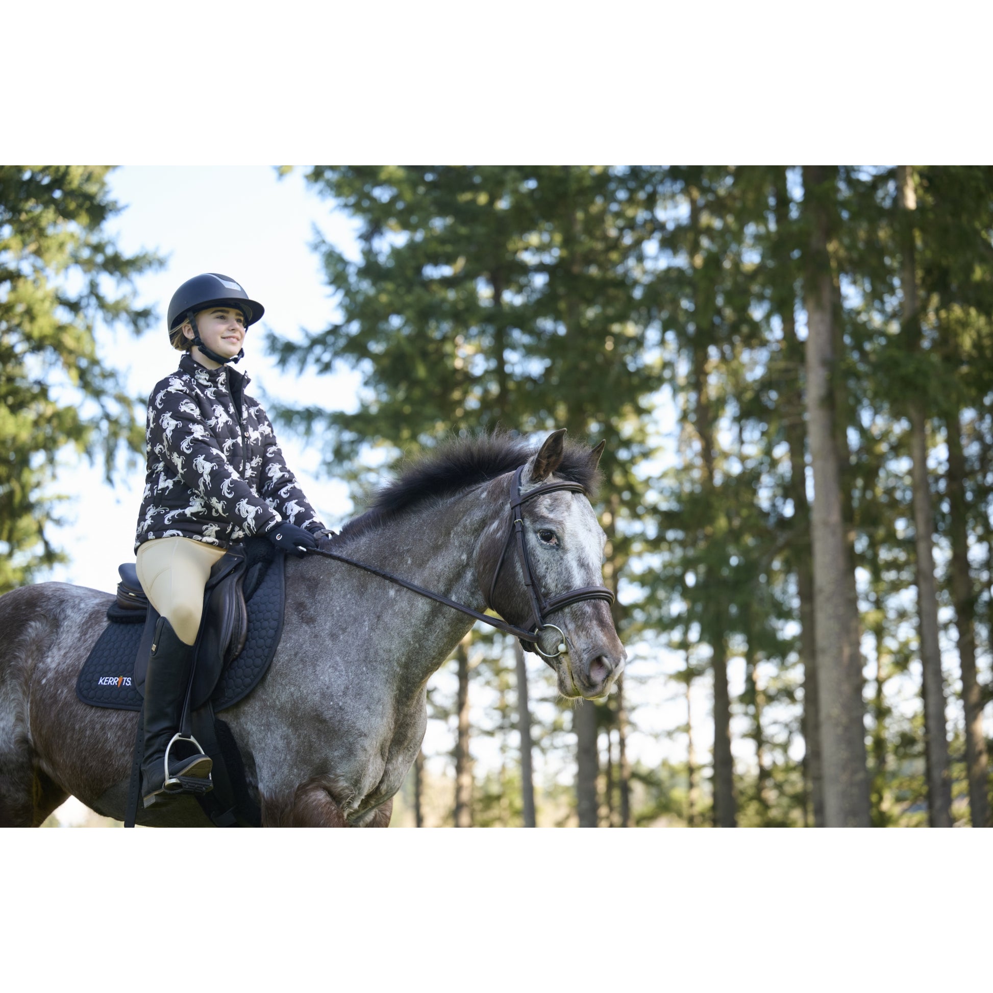 Kerrits Kids Pony Parade Reversible Quilted Jacket