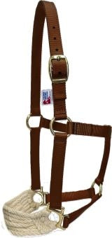 Mustang Nylon Halter with Mohair Bronc Nose