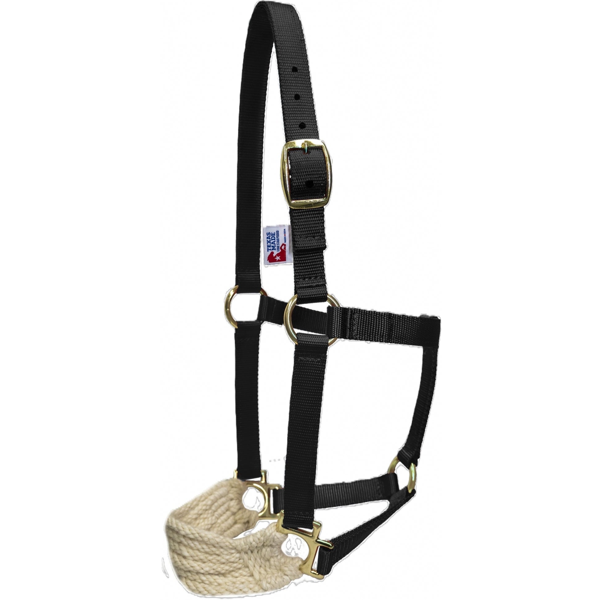 Mustang Nylon Halter with Mohair Bronc Nose