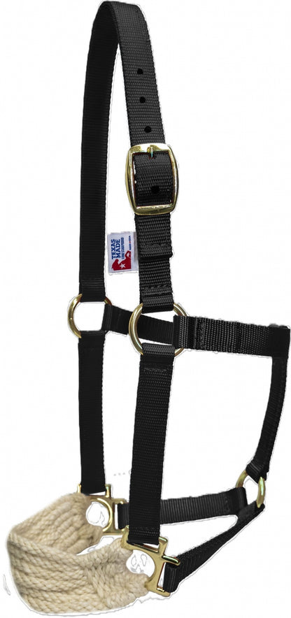 Mustang Nylon Halter with Mohair Bronc Nose