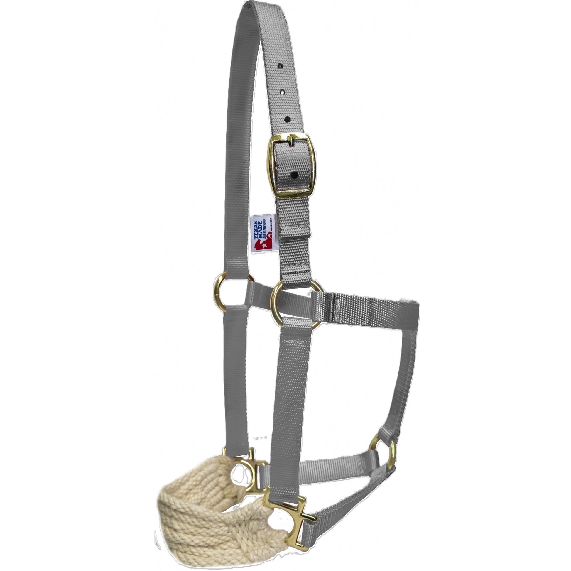 Mustang Nylon Halter with Mohair Bronc Nose