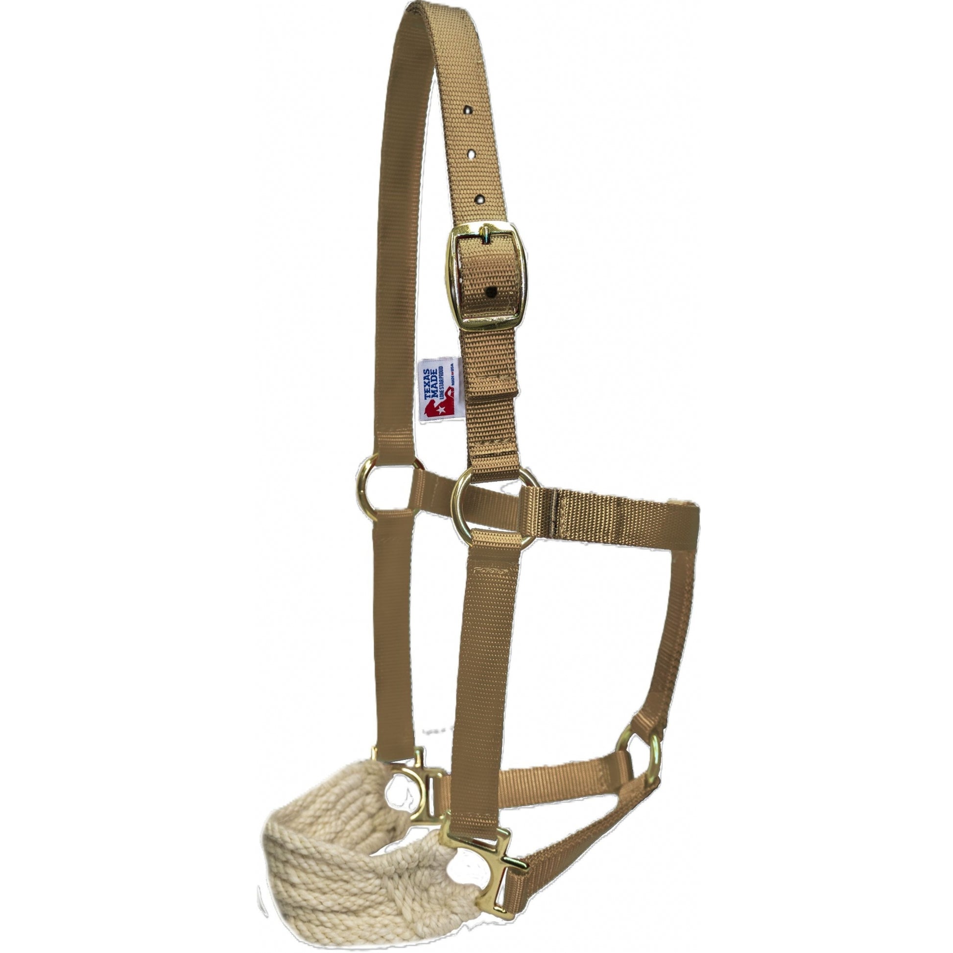 Mustang Nylon Halter with Mohair Bronc Nose