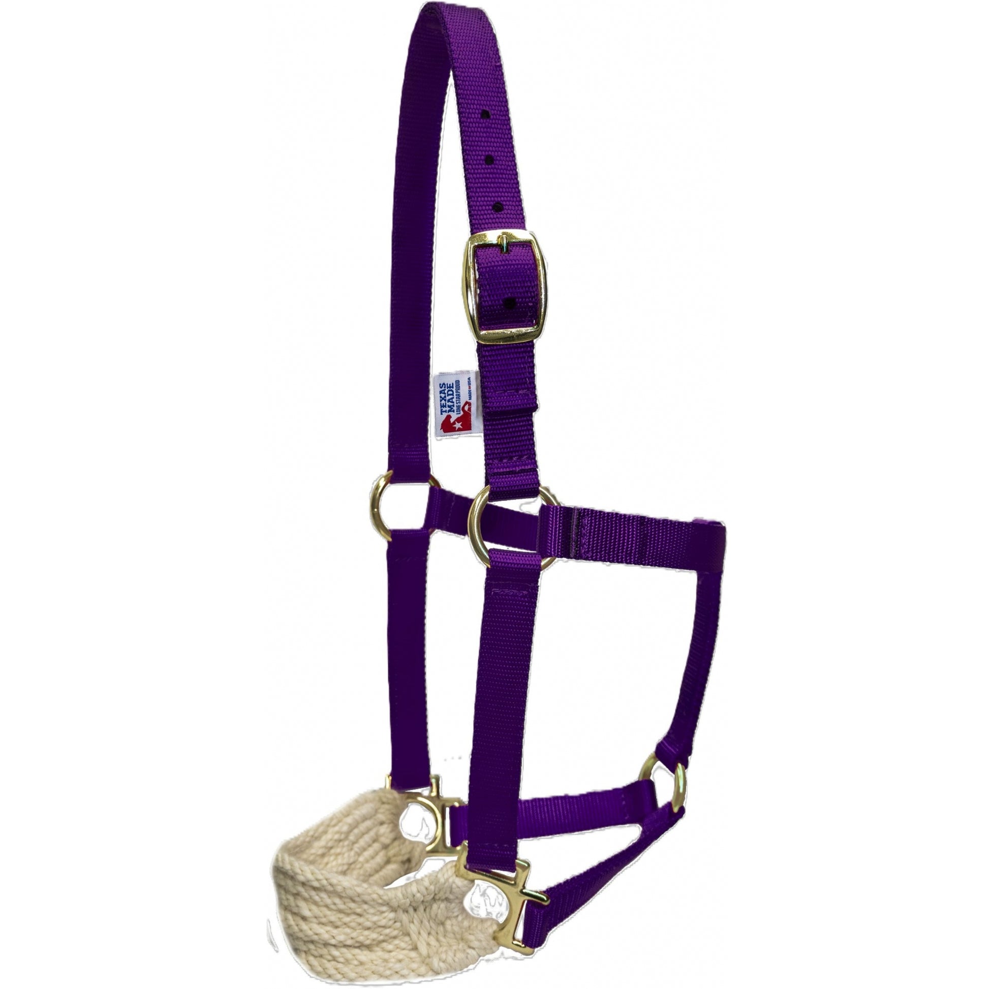 Mustang Nylon Halter with Mohair Bronc Nose