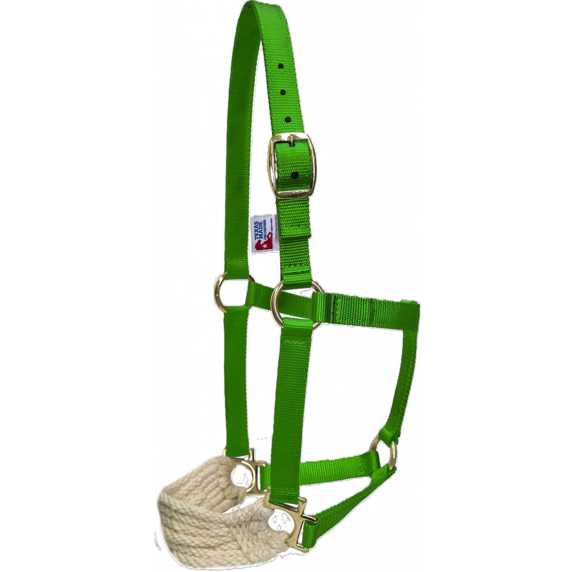 Mustang Nylon Halter with Mohair Bronc Nose