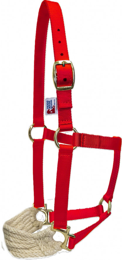 Mustang Nylon Halter with Mohair Bronc Nose