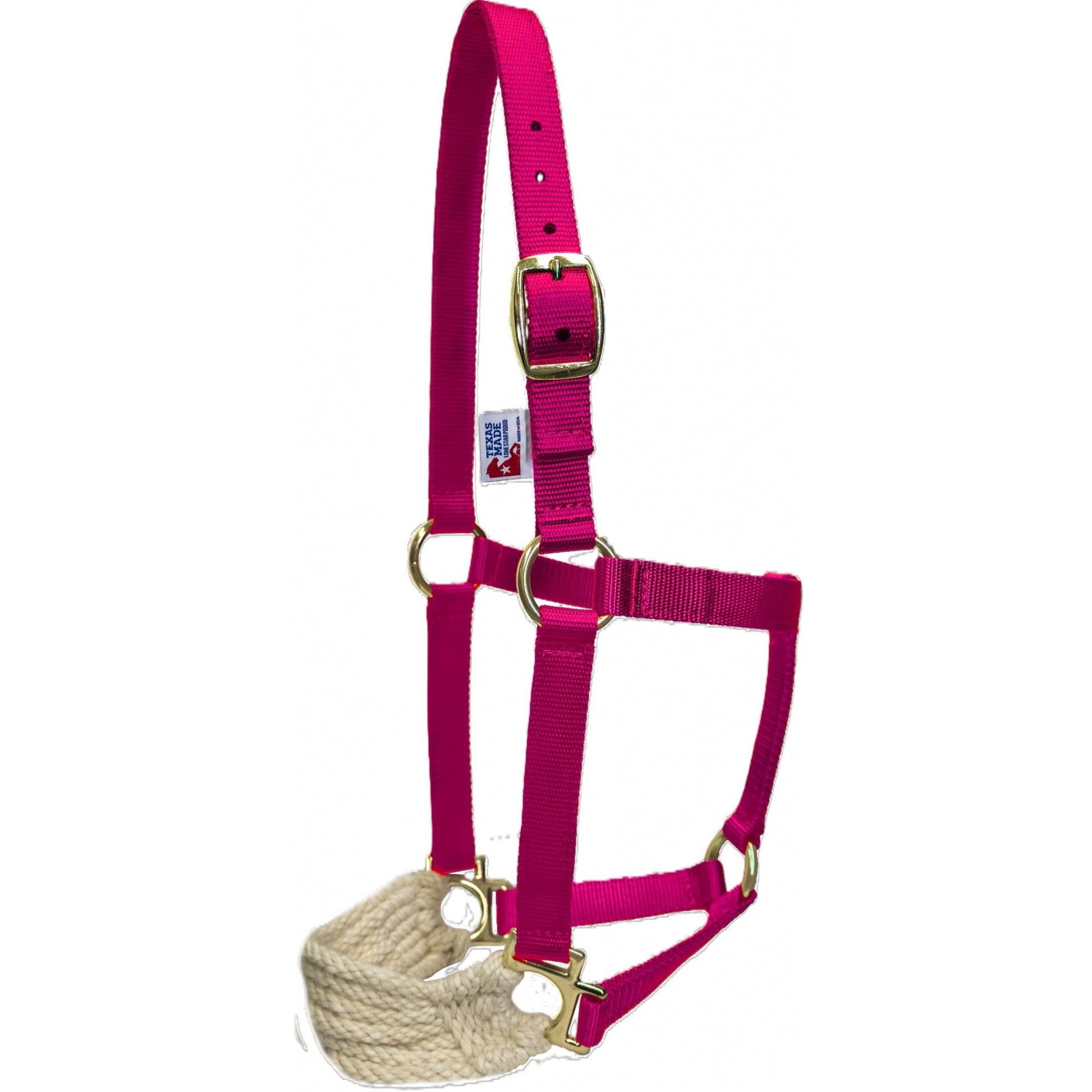 Mustang Nylon Halter with Mohair Bronc Nose