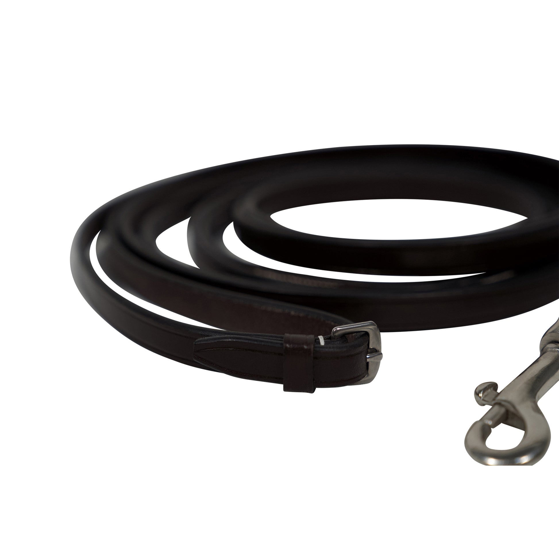 Huntley Equestrian Sedgwick Leather Draw Reins With Snap Ends
