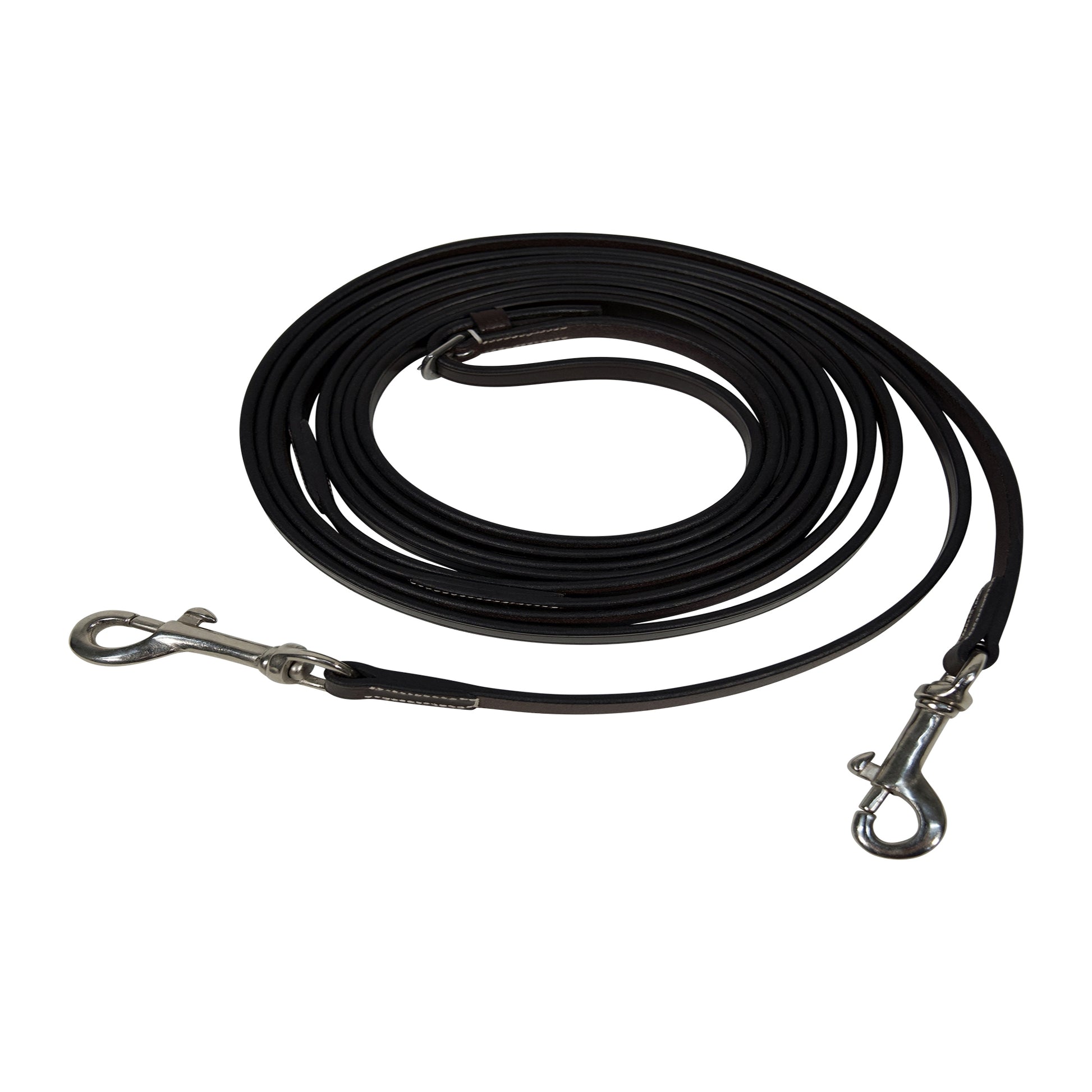Huntley Equestrian Sedgwick Leather Draw Reins With Snap Ends