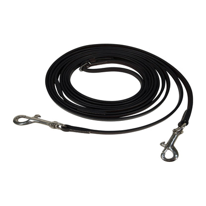 Huntley Equestrian Sedgwick Leather Draw Reins With Snap Ends