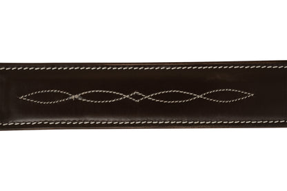Huntley Equestrian Ladies Fancy Stitched 1.5" Wide Belt