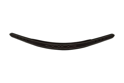 Huntley Equestrian Fancy Stitched Leather Halter Replacement Crown Piece