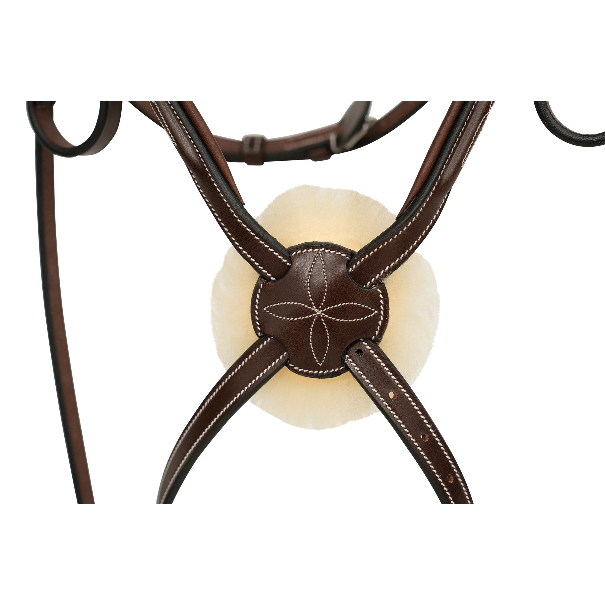 Huntley Equestrian Sedgwick Leather Padded Monocrown Figure 8 Bridle