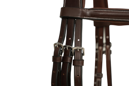 Huntley Equestrian Sedgwick Leather Padded Monocrown Figure 8 Bridle